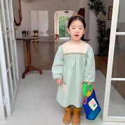 2024新作 韓国風子供服 キッズ 女の子 ワンピース 90-130cm