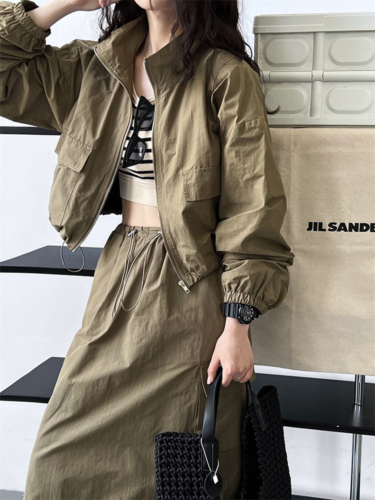 新しいデザイン INSスタイル 短いスタイル ロングスカート