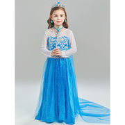 エルサ プリンセス ドレス  パフォーマンス衣装アナと雪の女王新しいエルサ ドレス