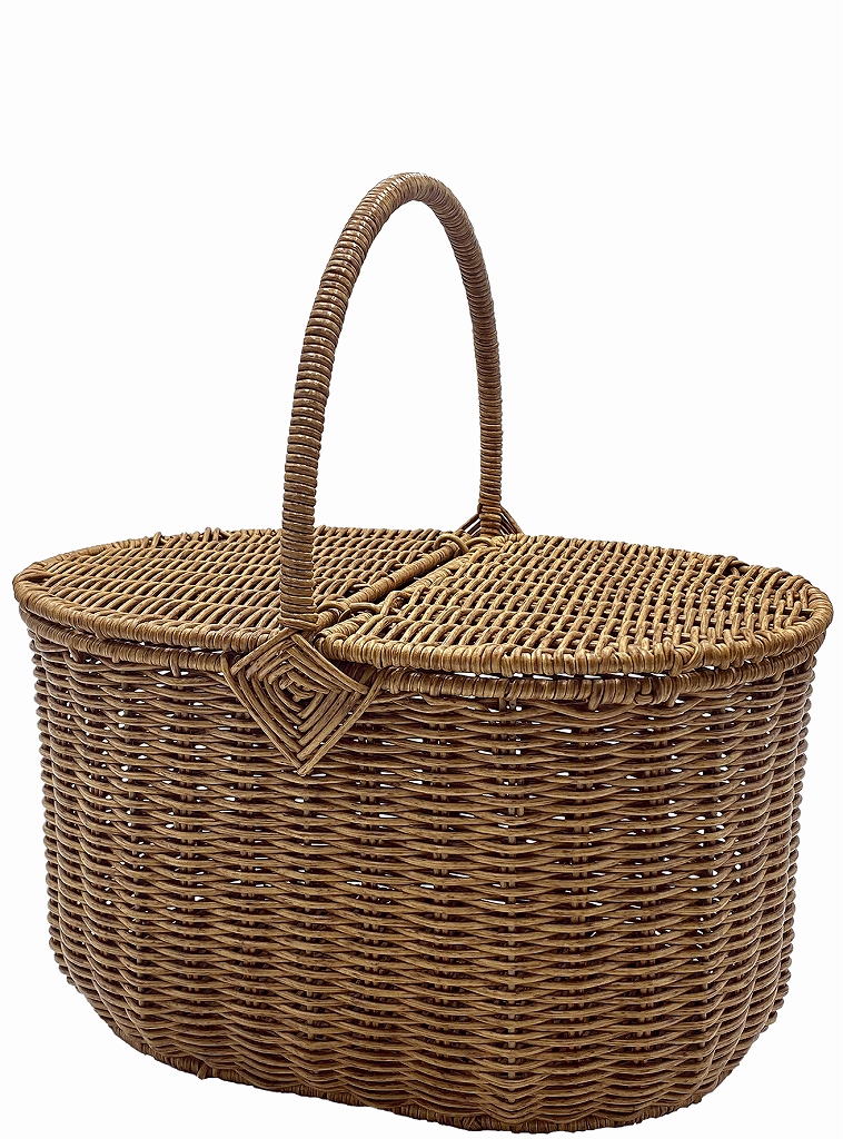 ピーターボロ かご バスケット 茶 ブラウン キャンプ ピクニック ピーターボロ / Peterboro Basket Co. | Basic Deluxe Picnic