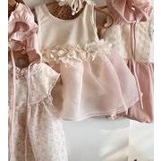 2025夏新作ストラップ  ワンピース 韓国風子供服 ハワイ  ベビー服   速乾    キッズ水着  水泳3色