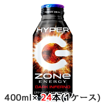 ☆○ サントリー HYPER ZONe ENERGY DAEK INFERNO  400ml ボトル缶 24本(1ケース) 48988
