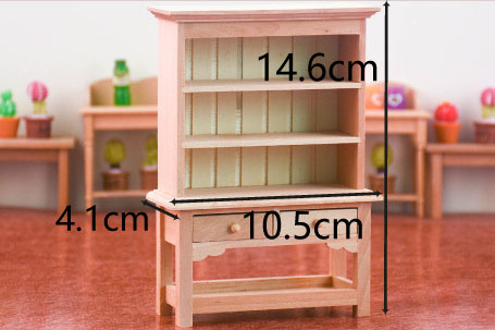 日本製 ドールハウスシェルフベビーピンク