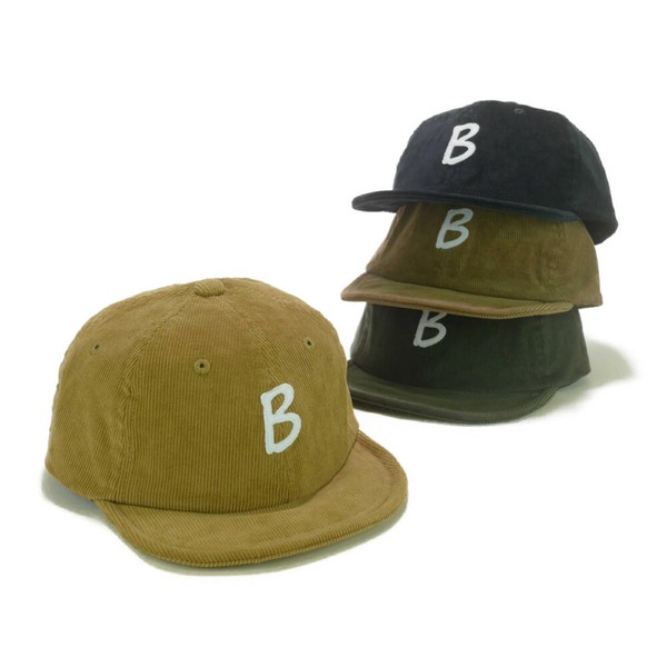 　SHF－Bワッペンコーデュロイアンパイアキャップ　ヤング帽子