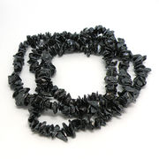 天然石 パワーストーン 卸売/ ヘマタイト(Hematite) さざれビーズ 90cm　1連