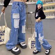 【2024春※大きいサイズのキッズ服】韓国風子供服 ロングパンツ パンツ