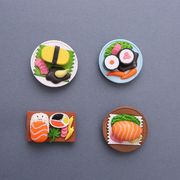 寿司冷蔵庫用マグネット食べ物の形 冷蔵庫用マグネット  和風のお土産  冷蔵庫の装飾 磁石