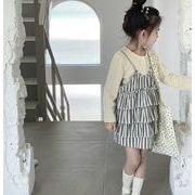 2024    韓国風子供服    キッズ服    ワンピース    キャミソールスカート