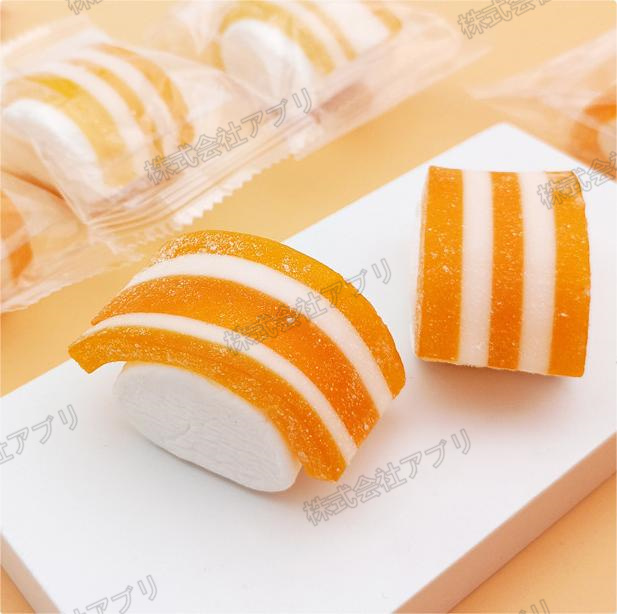 【500g/袋】寿司型グミ　マシュマロ　カワイイ　INSで話題　人気　咀嚼音　ASMR　美味しい　お菓子　糖菓