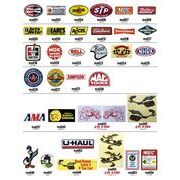 レーシング ステッカー 89種類 大人気シリーズ デカール モーター アメリカン