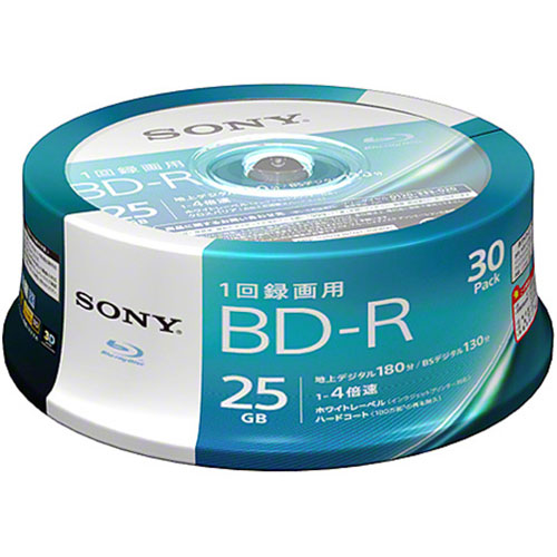 SONY ソニー ビデオ用ブルーレイディスク 30枚パック 30BNR1VJPP4