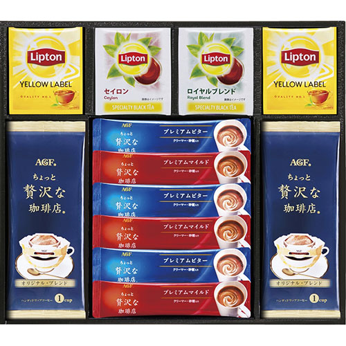【3セット】 AGF&リプトン 珈琲・紅茶セット B9078069X3