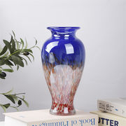 安価な！花瓶 手作り 中国の風 洗練された 家庭装飾品 宴会場 結婚式 おしゃれな 瑠璃の花瓶