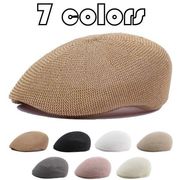 帽子 キャップ メンズ ハンチング UVカット 夏物 野球帽 編み込み  つば 紫外線対策