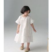 韓国風子供服    キッズ服    純色    ワンピース    スカート