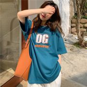 【予約222724】大きいサイズ春夏新作 韓国 レディース ファッション  Tシャツ ワンピース  LL-4L