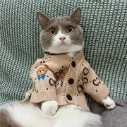 秋冬のペット服 韓国ファッションの小型犬服 猫服 かわいいセーター