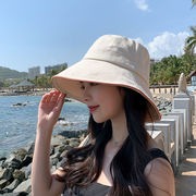 漁師帽子 女性 夏 韓国トレンド つば広 日焼け止め 日よけ帽子 紫外線対策