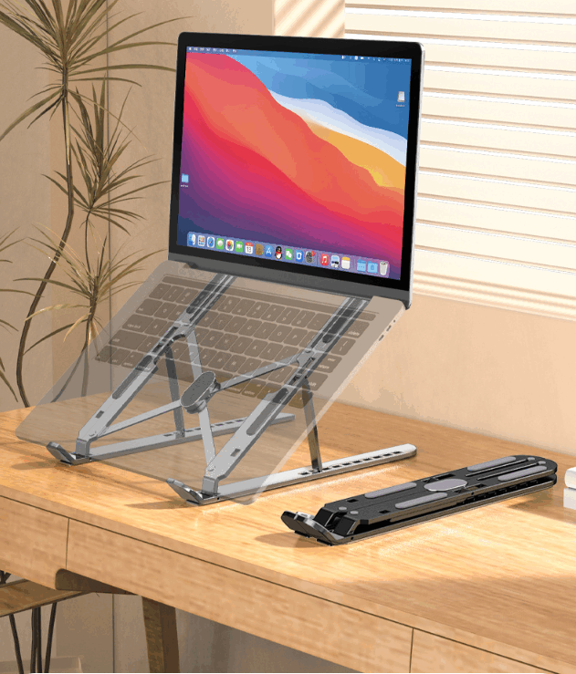 ラップトップ タブレットスタンド   タブレット iPadスタンド  折り畳み可能 アルミニウム合金 スタンド