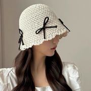 帽子　バケットハット　リボン　レディース　韓国ファッション　バレエコア