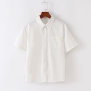 春の新しい シャツ 韓国風  JK白半袖シャツ 女の子 シャツ Tシャツ  かわいい ファッション シャツ
