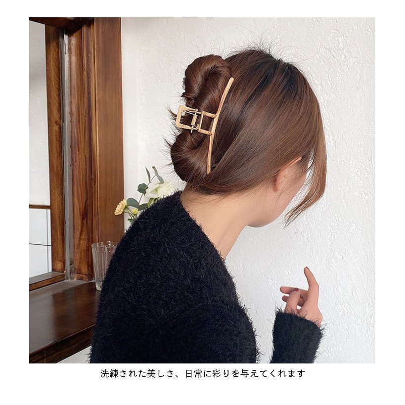 ヘアクリップ バンスクリップ バレッタ おしゃれ シンプル 木目 ヘアアクセサリー 髪飾り GOODY 株式会社 | 卸売・  問屋・仕入れの専門サイト【NETSEA】