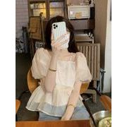 2022春夏新作 トップス 女 レディース 半袖 レース シャツ ブラウス インナー