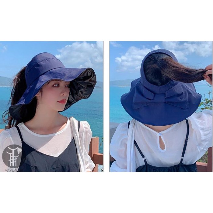 つば広帽子 レディース 帽子 完全遮光 日よけ 紫外線対策 サマーハット UVカット 蒸れにくい