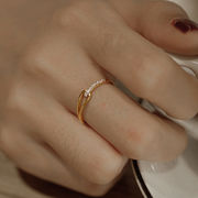 2024 CZダイヤリング 指輪CZダイヤリング  大人可愛いキラキラ リング 上品 真鍮指輪 男女兼用 RANRAN
