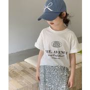 2024    半袖Tシャツ    キッズ服     韓国風子供服    シャツ