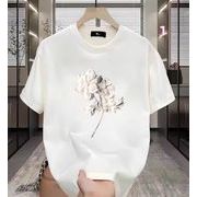 2024春夏新作 メンズ 男 カジュアル 半袖 プリント トップス Tシャツ インナー S-5XL