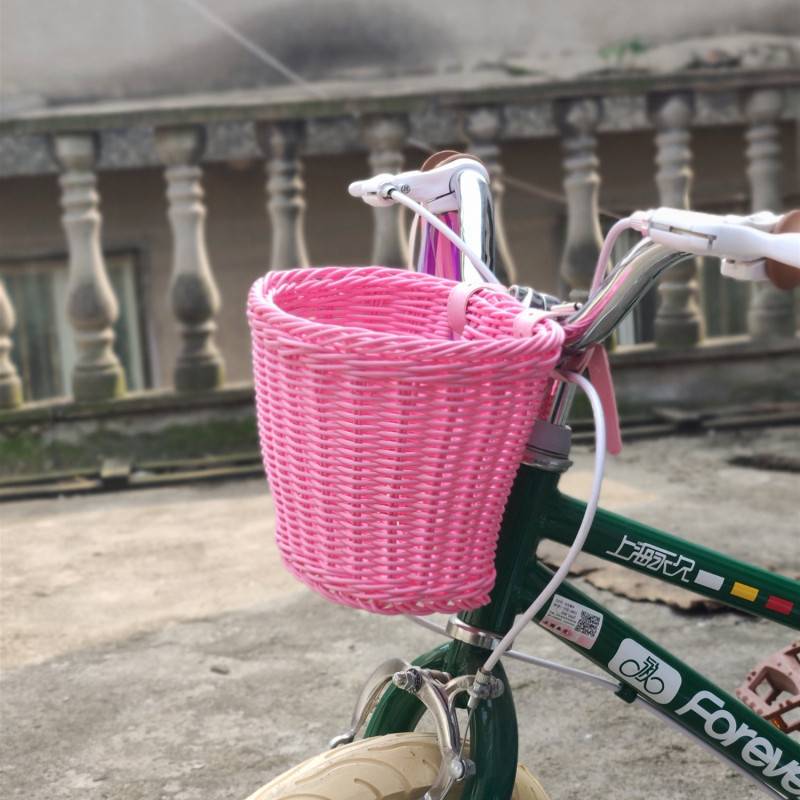 自転車かごバッグ　シンプル　ピクニック　可愛い収納バッグ