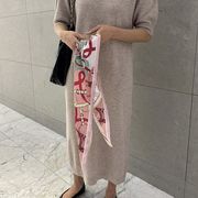 スカーフ　ビンテージ　INS　レディース　デザイン　多機能　春夏　韓国ファッション