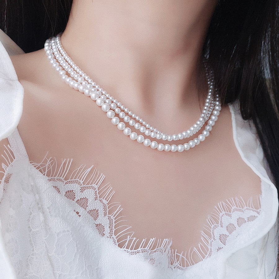 【金属アレルギー対応】シルバー 925 silver925 ネックレス パールネックレス silver  ◆メール便対応可◆