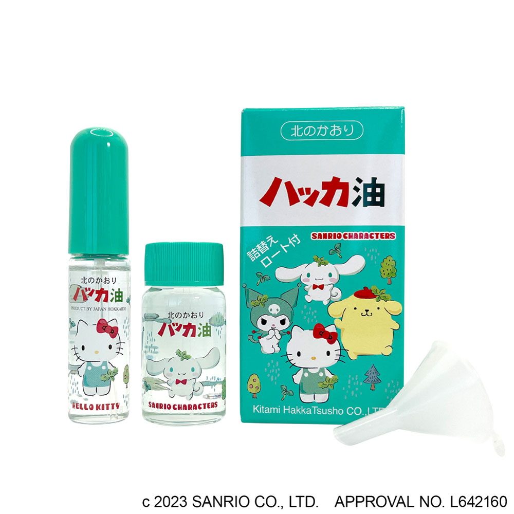 ※[メーカー欠品]ハッカ油セット サンリオキャラクターズ 11.5mL+20mL