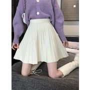 2024新作★レディースファッション★ハイウエスト★編みスカート★