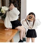 【2024新スタイル】韓国風子供服女の子長袖トップスショートパンツセット