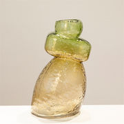 新しいデザイン 激安セール ギャザリング 瓢箪花瓶 小口花瓶 グラデーション花瓶 イレギュラー 築山