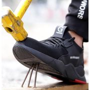 安全靴 帯電防止 ブラック メンズ アウトドア 運動靴 高耐久スニーカー 滑り止め