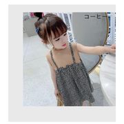韓国子供服 夏 ワンピース 学生 女の子 ノースリーブ ワンピース 可愛い満点 ガールズ 子供ドレス