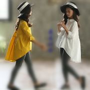 韓国子ども服 シャツ ブラウス 長袖 女の子 トップス お嬢様風 キッズ お出かけ 普段着