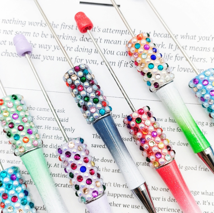 2024新作 ビーズボールペン DIY文房具 カスタムボールペン 筆記