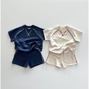 キッズ服     韓国風子供服    Tシャツ+パンツ    2点セット