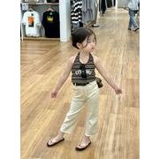2024夏新作  ベビー服 韓国風子供服  女の子チョッキトップス+ズボン   分けて販売  90cm-140cm