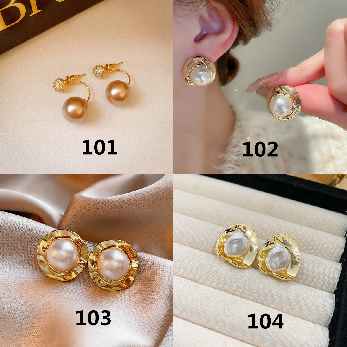 レディースピアス 一粒 イミテーションパール 清楚 ガーリー チェーン ジルコニア 蝶々 ハート フラワー | 卸売・  問屋・仕入れの専門サイト【NETSEA】