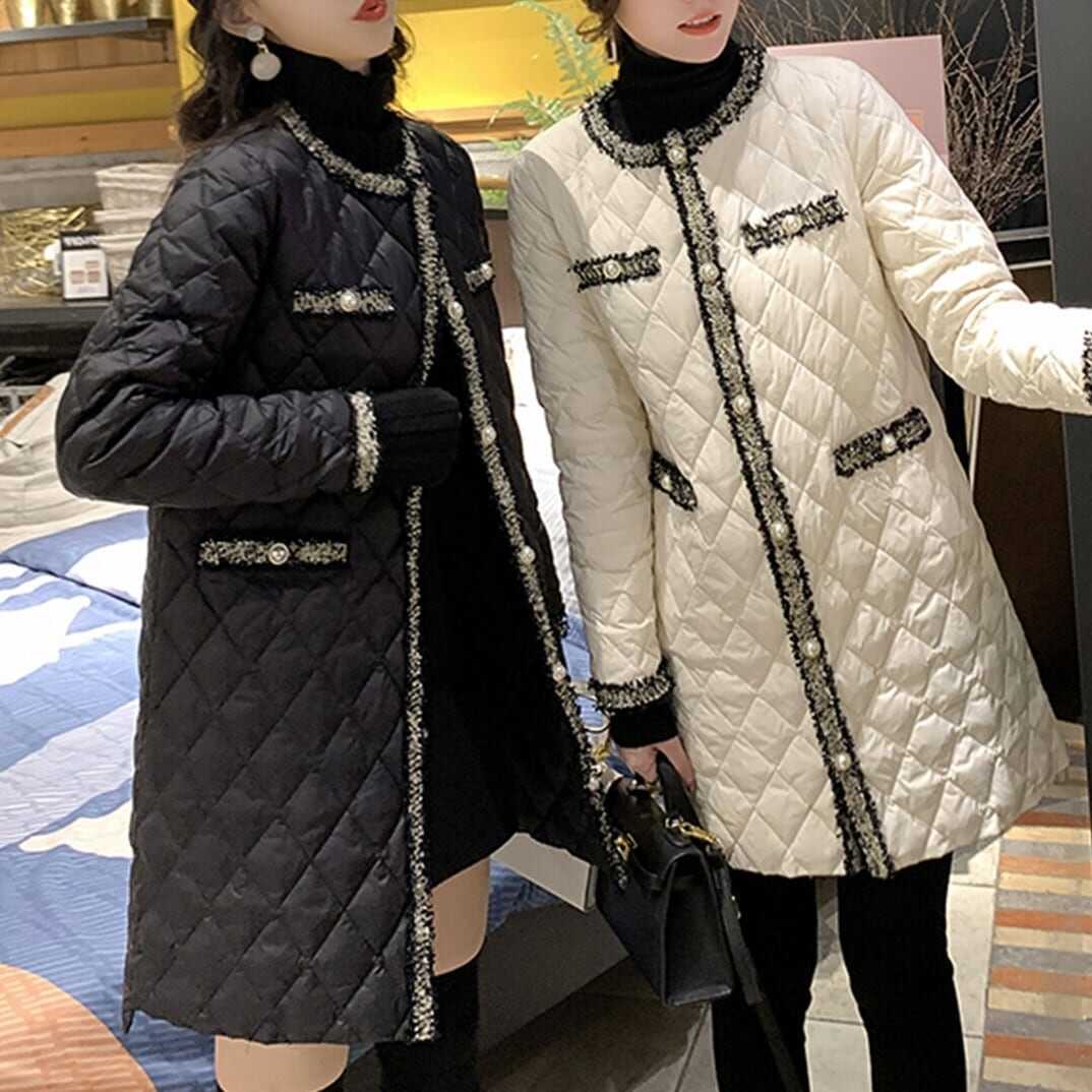 キルティングコートレディース