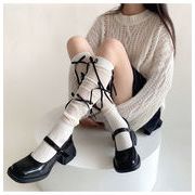 安価な！韓国ファッション スネア靴下  デザインセンス リボン 蝶ネクタイ おしゃれな ニーソックス