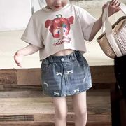 【2024夏新作】韓国風子供服 ベビー服 キッズ 男女兼用 おしゃれ　短パン パンツ