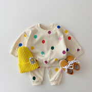 秋新作　子供セットアップ　トップス　パンツ　2点セット　可愛い　パーカー　男女兼用　カジュアル