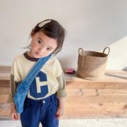 Tシャツ　子供服　キッズ　ゆったり　キッズ服　80-130　トップス　カジュアル　可愛い